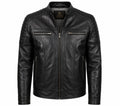 Men's Genuine Leather Biker Jacket