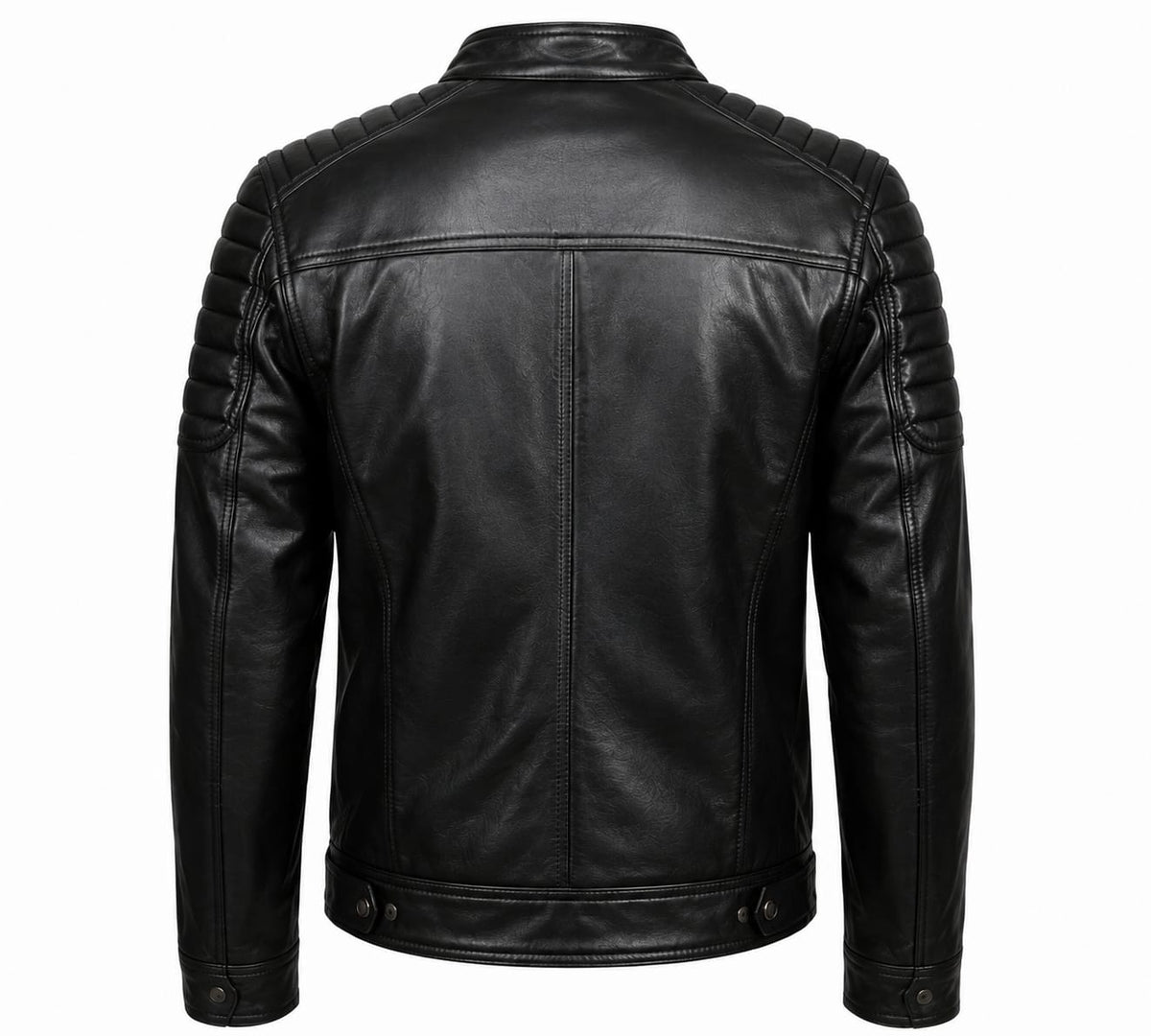 Men's Genuine Leather Biker Jacket